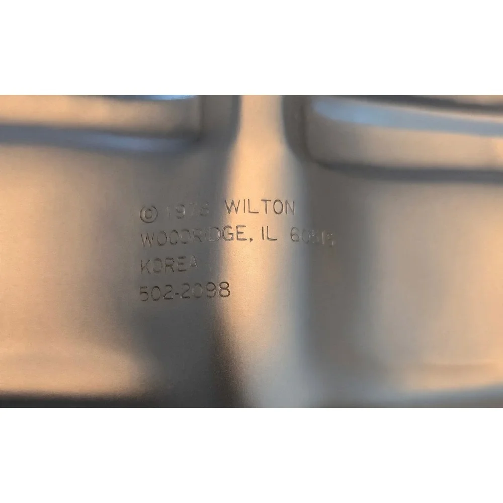 Wilton Astronaut Spaceman Cake Pan‎ Vintage 1978 Aluminum Mold 502-2098 Silver